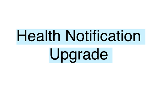 Dream Sock Health Notifications Upgrade